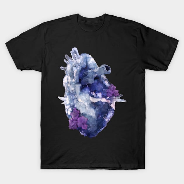 Crystal Heart T-Shirt by xdrewstroyerx